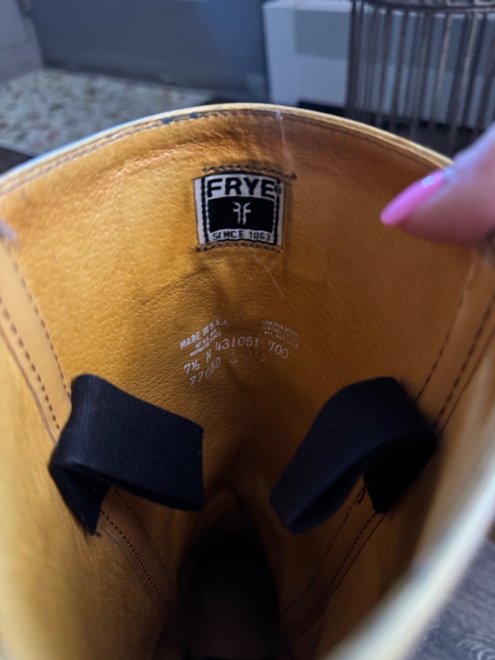 Frye Campus Banana Boots 7.5M - Made in the USA - Picture 7 of 9